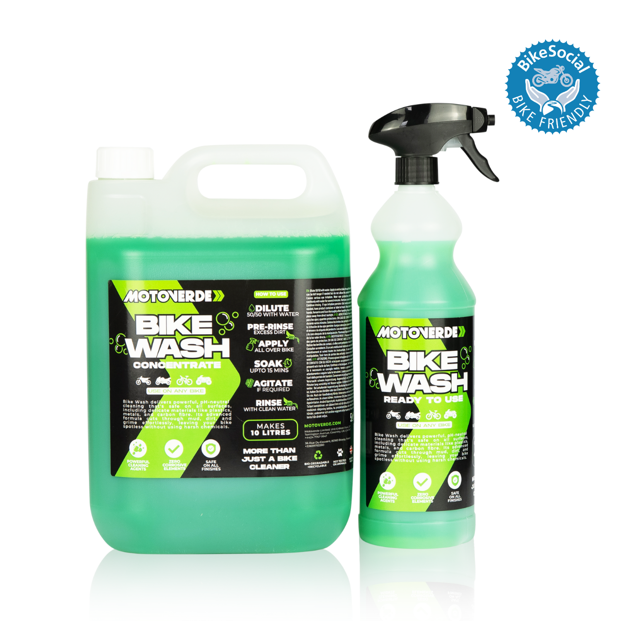 Koncentrat do mycia rowerów 1L + 5L
