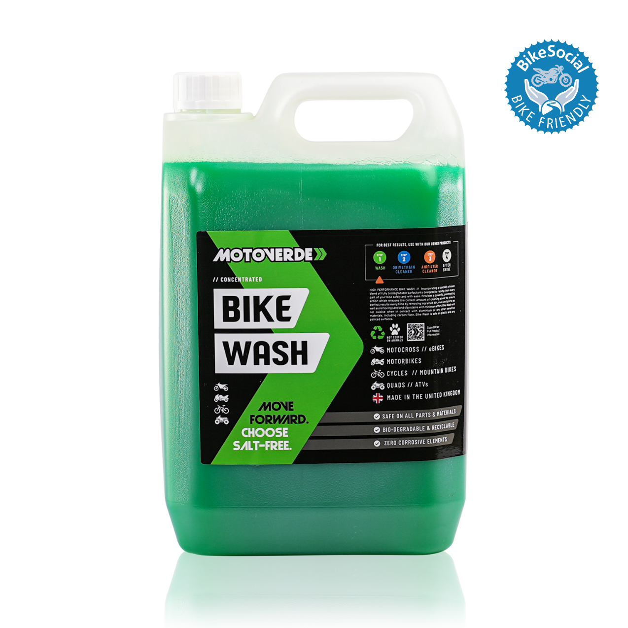 Bike Wash Concentrate 5L Refill – Motoverde - Main Image