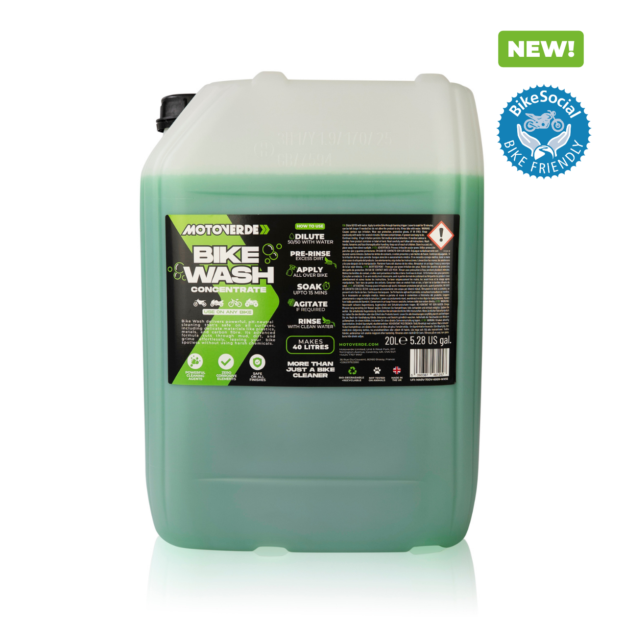 Bike Wash Concentrate 20L Refill