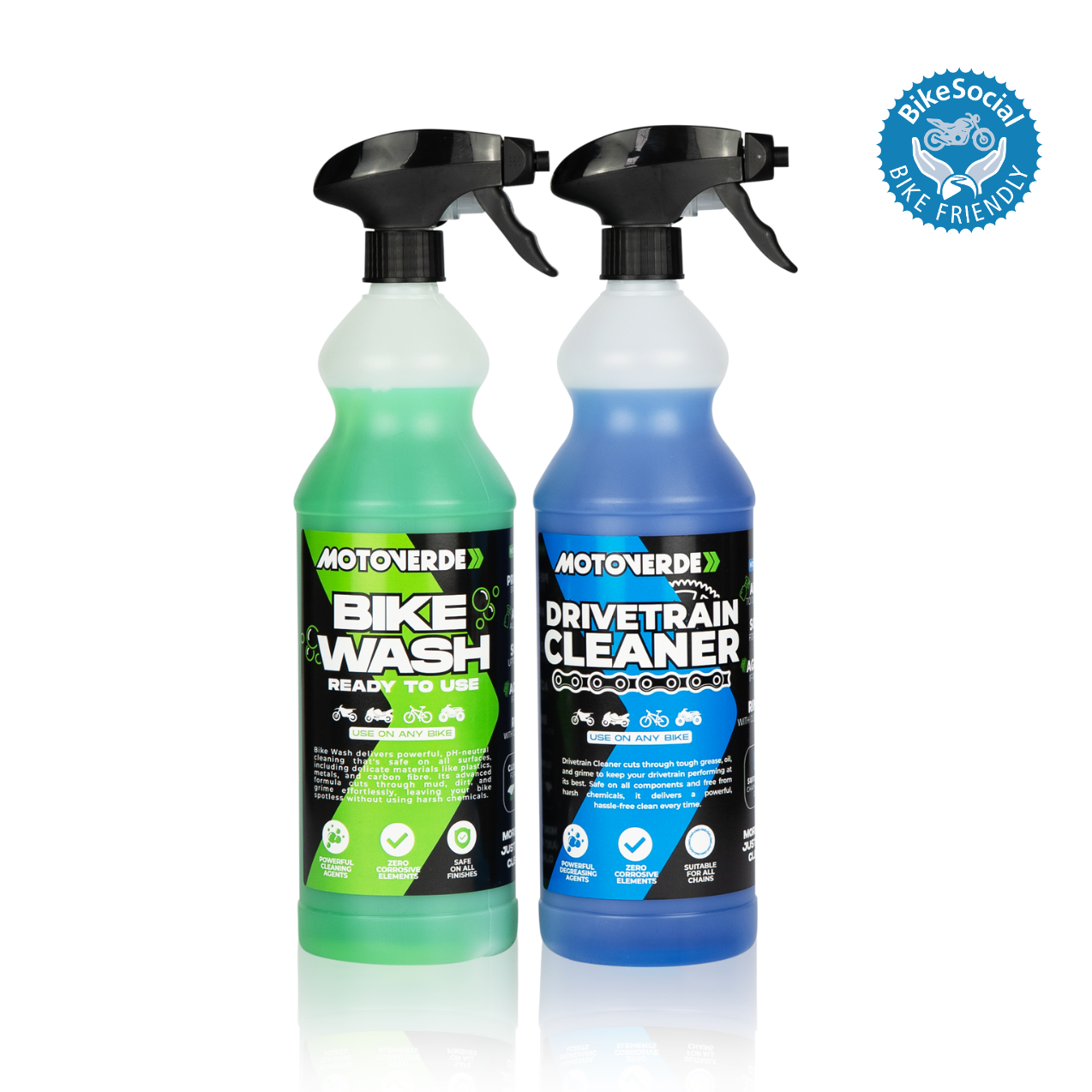 Bike Wash + Drivetrain 1L Duo