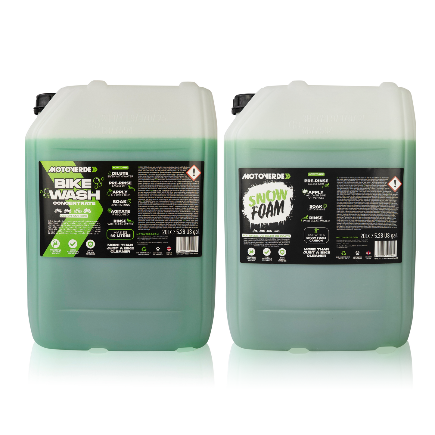 Bike Wash + Snow Foam 20L Duo