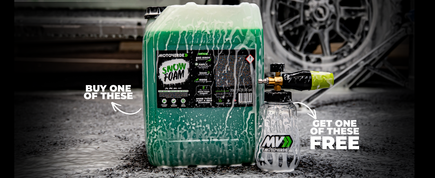 BUY 20L SNOW FOAM GET A CANNON FREE