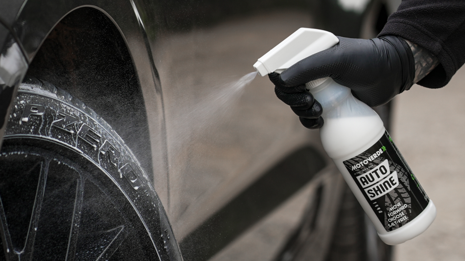 AUTO SHINE SPRAYING
