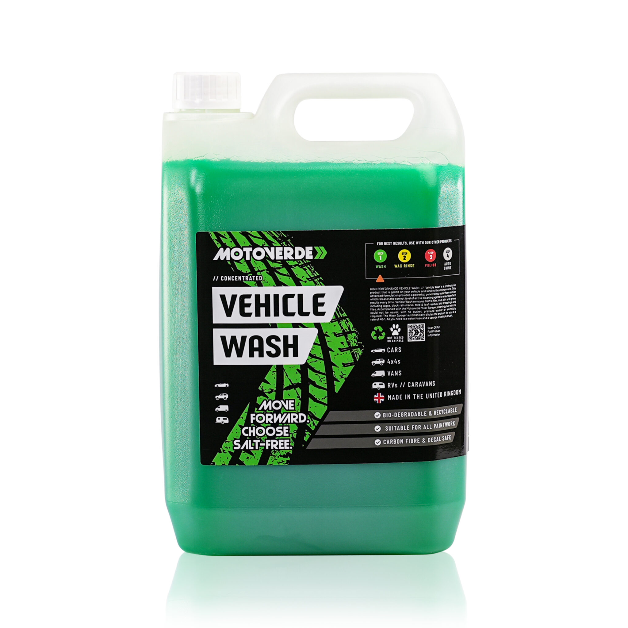 Concentrated Vehicle Wash 5L Refill - Safe, easy & effective car shampoo