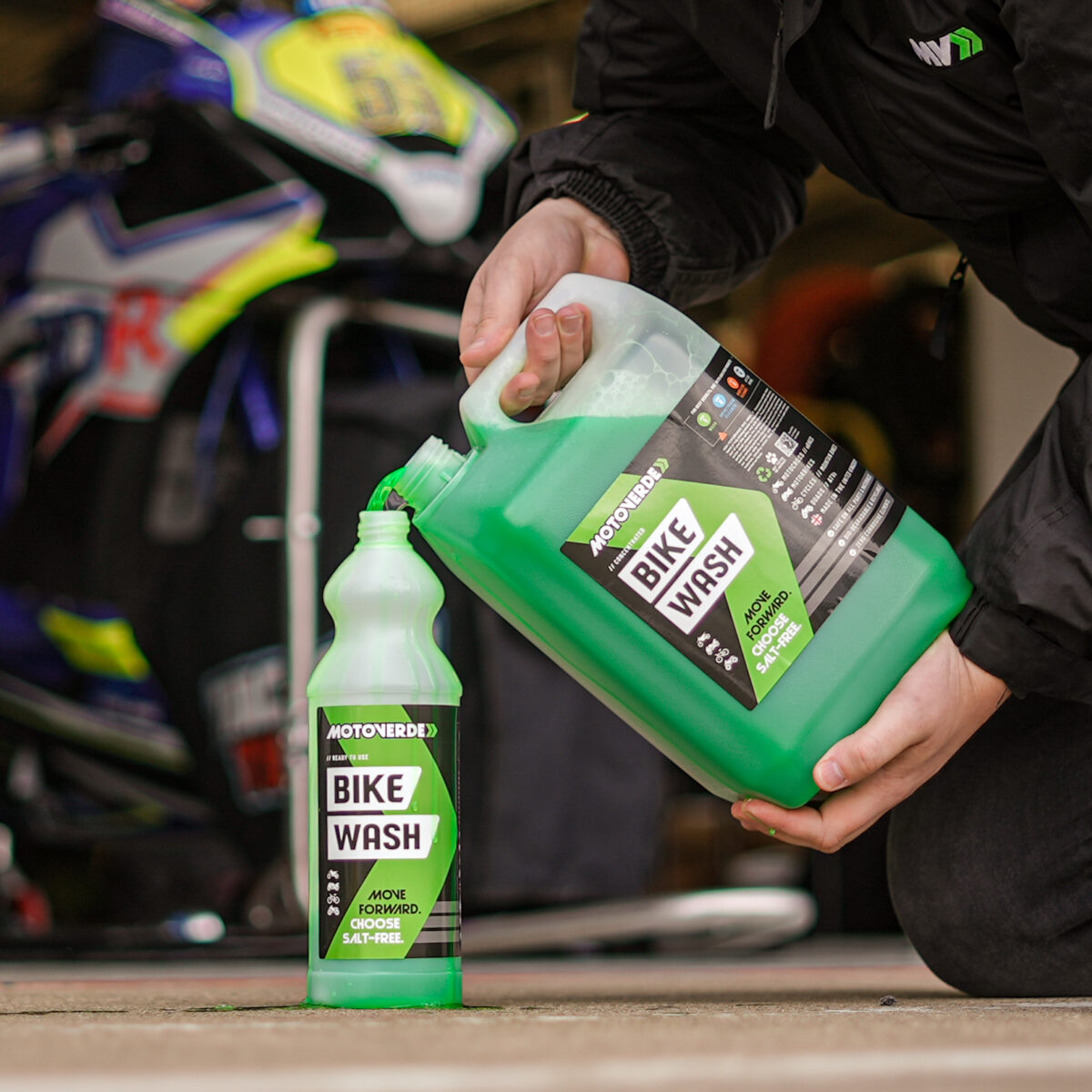 Bike Cleaner for all bikes! Motoverde Bike Wash Concentrate 5L